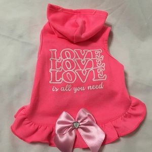Love is all pet dress